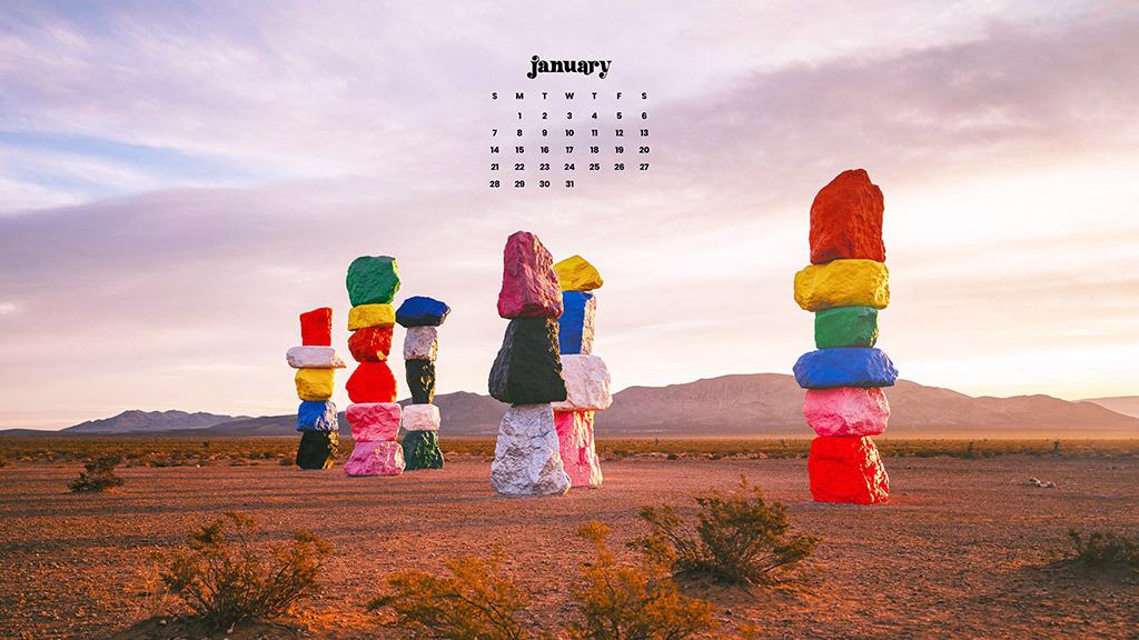 JANUARY 2024 – 60 FREE PHONE &#038; DESKTOP CALENDARS!, Oh So Lovely Blog