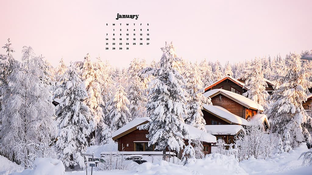 JANUARY 2024 – 60 FREE PHONE &#038; DESKTOP CALENDARS!, Oh So Lovely Blog