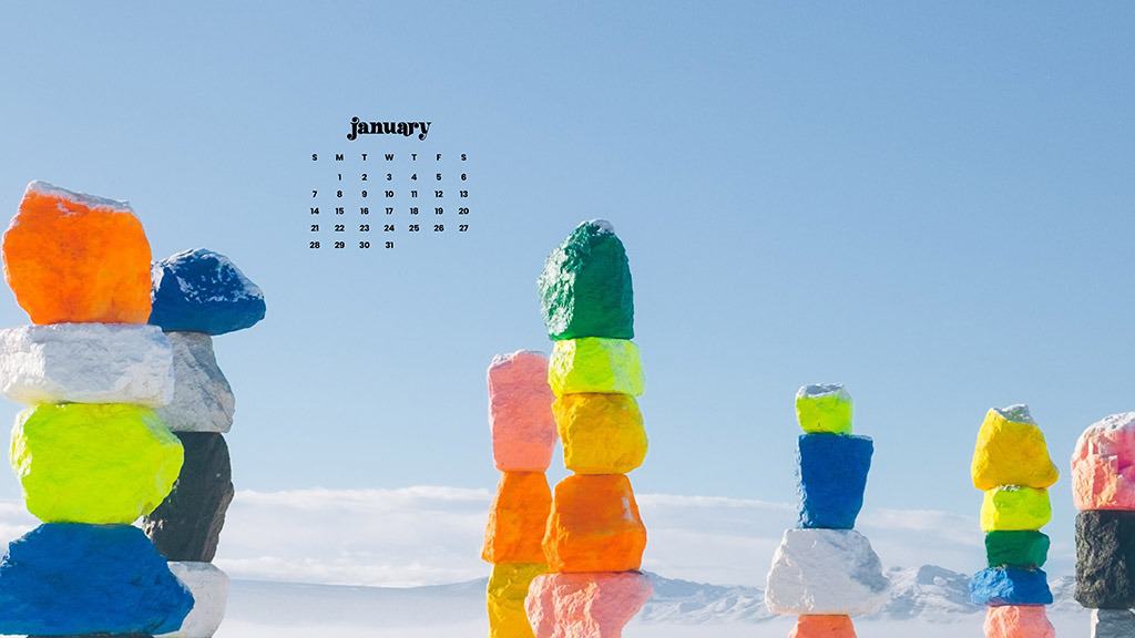 JANUARY 2024 – 60 FREE PHONE &#038; DESKTOP CALENDARS!, Oh So Lovely Blog