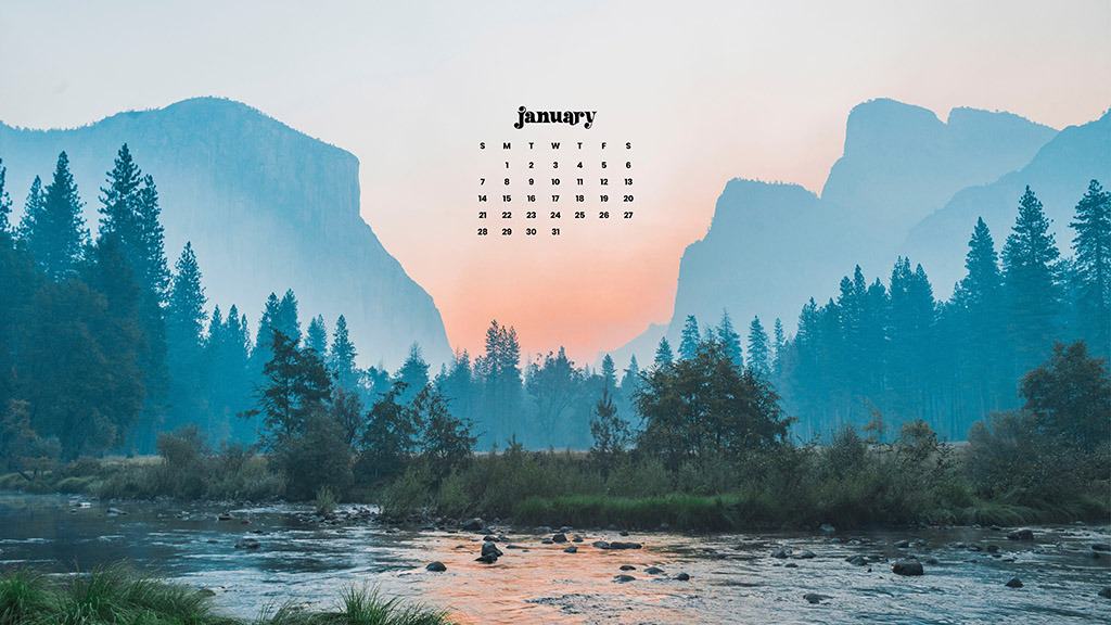 JANUARY 2024 – 60 FREE PHONE &#038; DESKTOP CALENDARS!, Oh So Lovely Blog