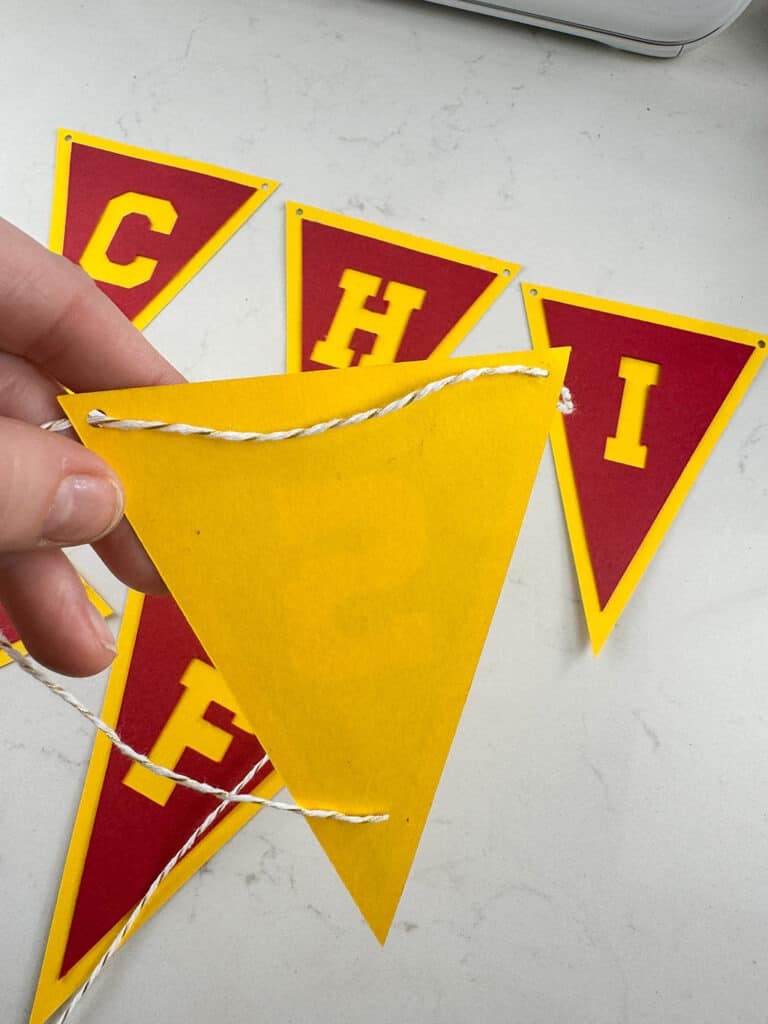 Football Party Decorations – 2 Easy Banner ideas, Oh So Lovely Blog