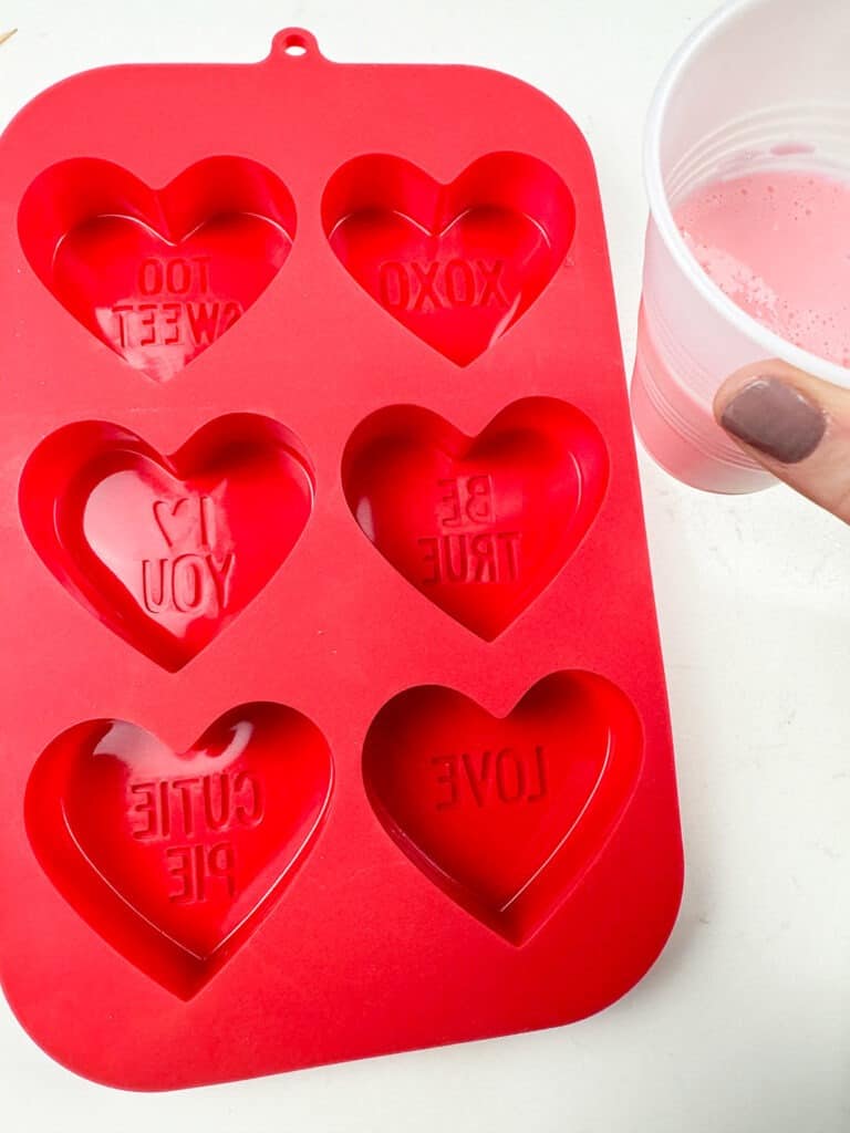 Conversation Heart Soaps – An Easy Valentine&#8217;s Day DIY, Oh So Lovely Blog