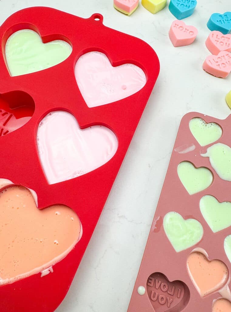 Conversation Heart Soaps – An Easy Valentine&#8217;s Day DIY, Oh So Lovely Blog