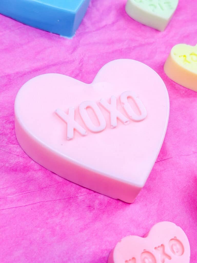 Conversation Heart Soaps – An Easy Valentine&#8217;s Day DIY, Oh So Lovely Blog