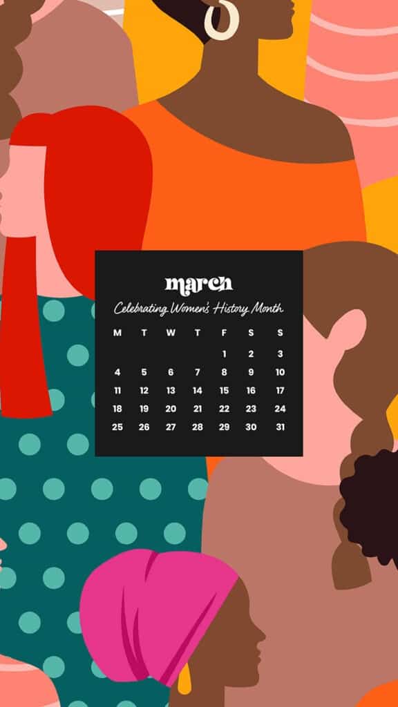 MARCH 2024 WALLPAPERS – 75 FREE PHONE &#038; DESKTOP Options + Women&#8217;s History Month, Oh So Lovely Blog