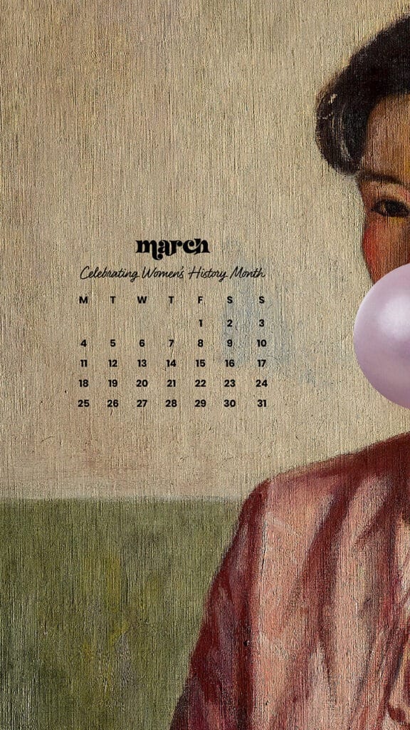 MARCH 2024 WALLPAPERS – 75 FREE PHONE &#038; DESKTOP Options + Women&#8217;s History Month, Oh So Lovely Blog