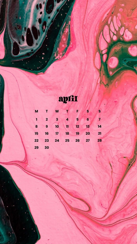 April 2024 Wallpapers – 60 Free Phone &#038; Desktop Calendars!, Oh So Lovely Blog