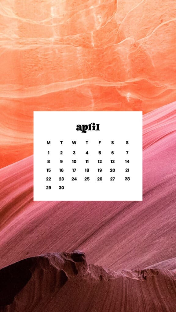 April 2024 Wallpapers – 60 Free Phone &#038; Desktop Calendars!, Oh So Lovely Blog