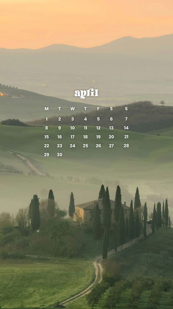 April 2024 Wallpapers – 60 Free Phone &#038; Desktop Calendars!, Oh So Lovely Blog