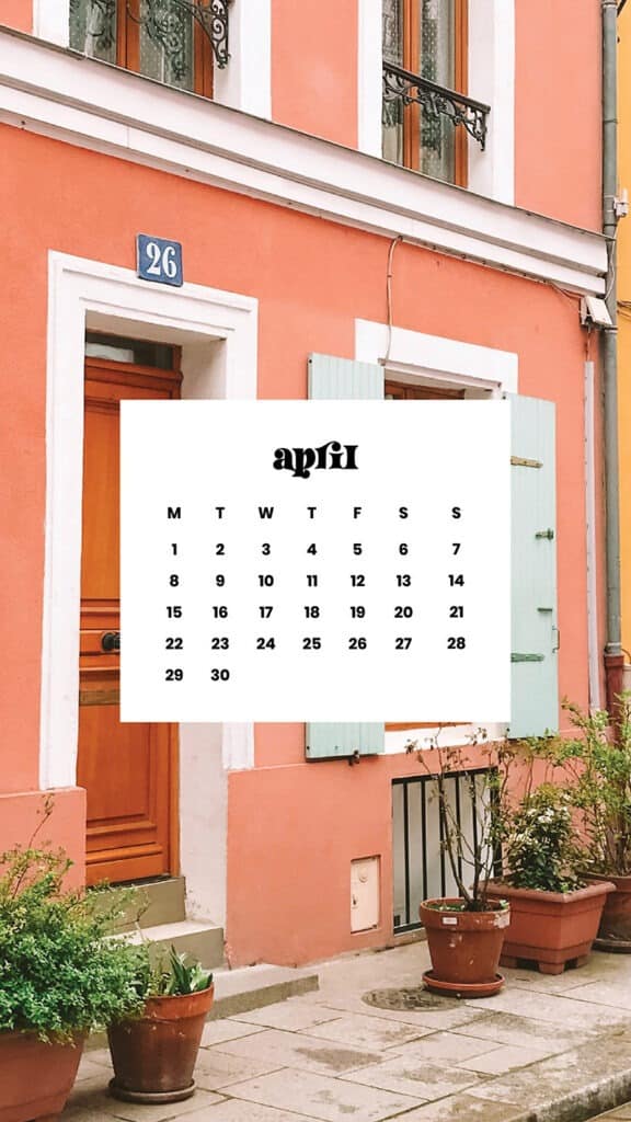 April 2024 Wallpapers – 60 Free Phone &#038; Desktop Calendars!, Oh So Lovely Blog