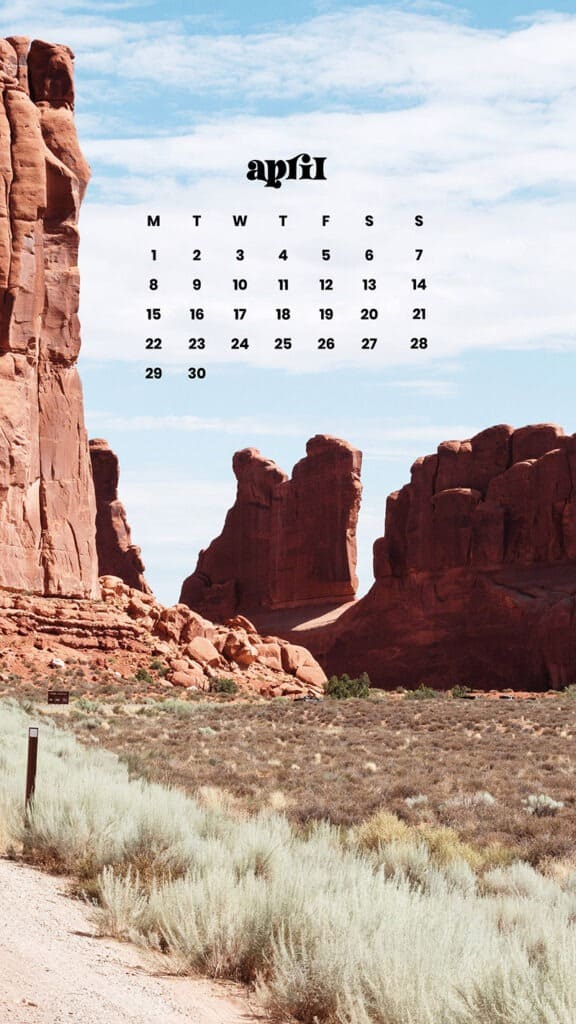 April 2024 Wallpapers – 60 Free Phone &#038; Desktop Calendars!, Oh So Lovely Blog