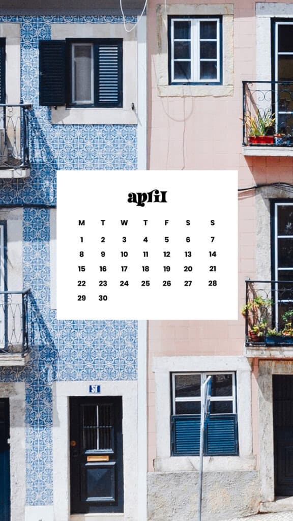 April 2024 Wallpapers – 60 Free Phone &#038; Desktop Calendars!, Oh So Lovely Blog