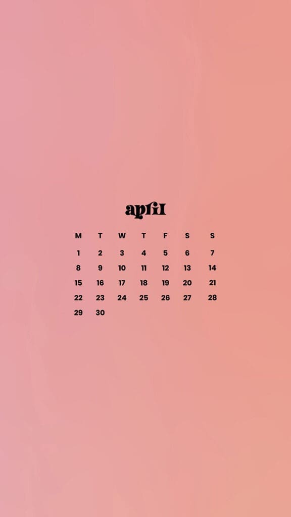 April 2024 Wallpapers – 60 Free Phone &#038; Desktop Calendars!, Oh So Lovely Blog