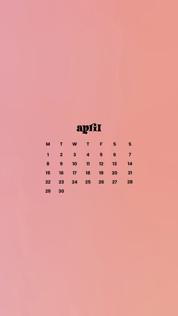 April 2024 Wallpapers – 60 Free Phone &#038; Desktop Calendars!, Oh So Lovely Blog