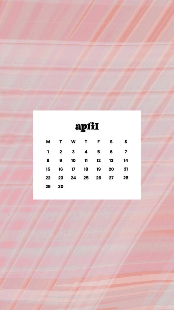 April 2024 Wallpapers – 60 Free Phone &#038; Desktop Calendars!, Oh So Lovely Blog