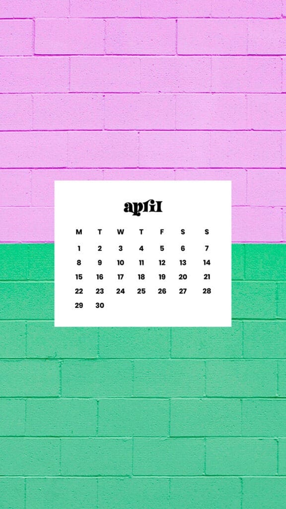 April 2024 Wallpapers – 60 Free Phone &#038; Desktop Calendars!, Oh So Lovely Blog