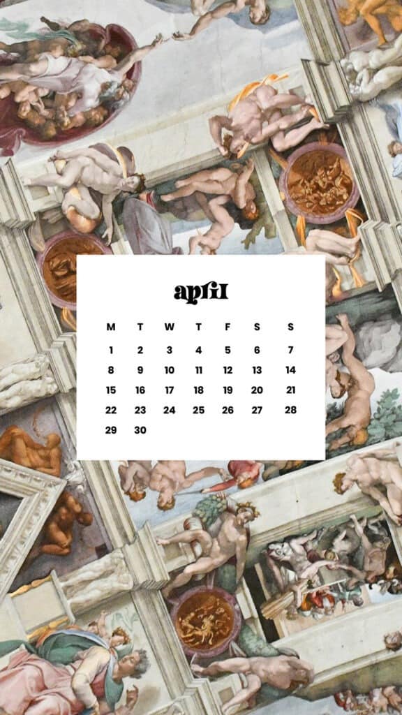 April 2024 Wallpapers – 60 Free Phone &#038; Desktop Calendars!, Oh So Lovely Blog