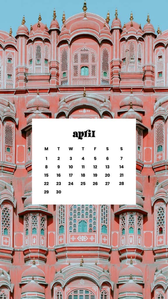 April 2024 Wallpapers – 60 Free Phone &#038; Desktop Calendars!, Oh So Lovely Blog