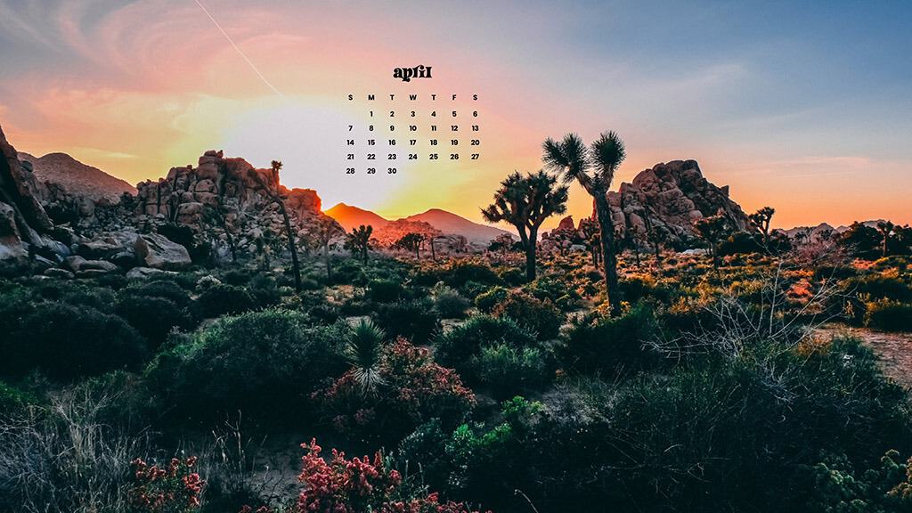 April 2024 Wallpapers – 60 Free Phone &#038; Desktop Calendars!, Oh So Lovely Blog