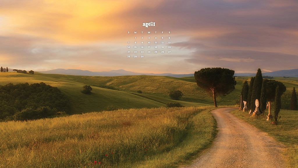 April 2024 Wallpapers – 60 Free Phone &#038; Desktop Calendars!, Oh So Lovely Blog