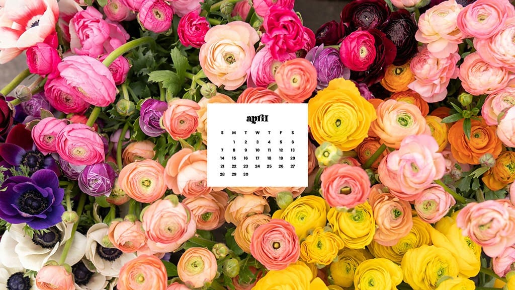 April 2024 Wallpapers – 60 Free Phone &#038; Desktop Calendars!, Oh So Lovely Blog