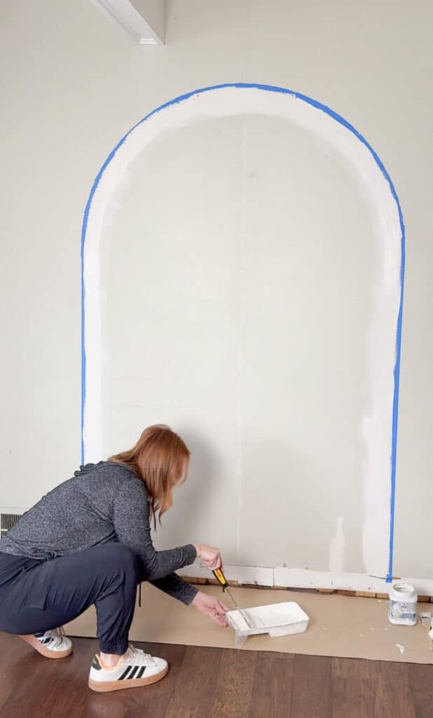 How to Create a DIY Painted Wall Arch, Oh So Lovely Blog