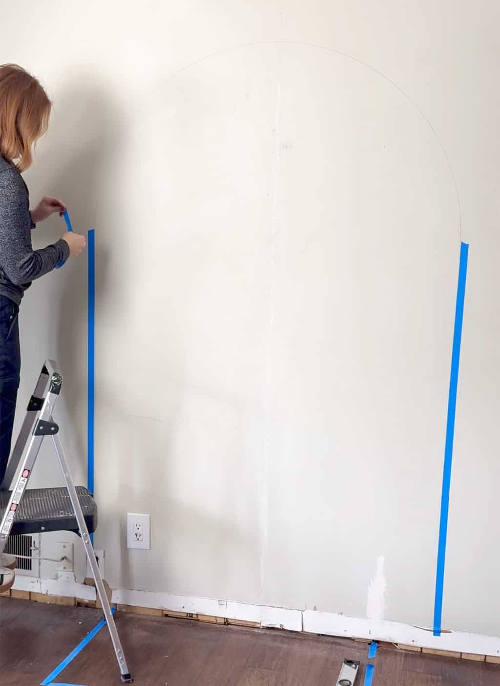 DIY painted wall arch tutorial – So easy, can be completed in 1 day!