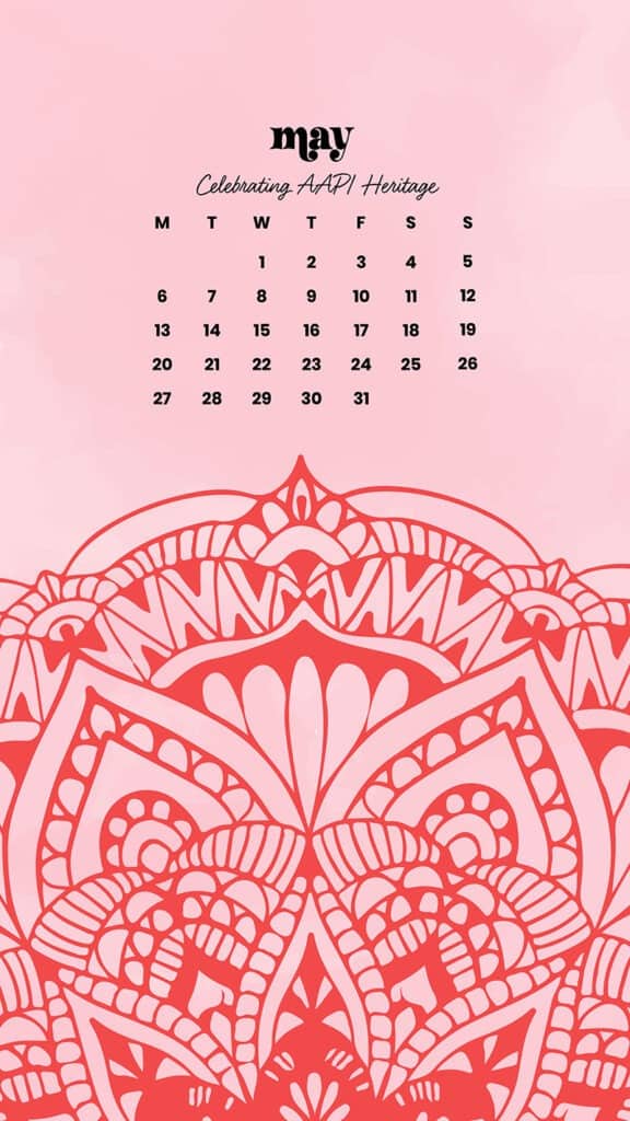 MAY 2024 WALLPAPERS – 60 FREE PHONE &amp; DESKTOP CALENDARS + AAPI &amp; Jewish American heritage month Options, Oh So Lovely Blog