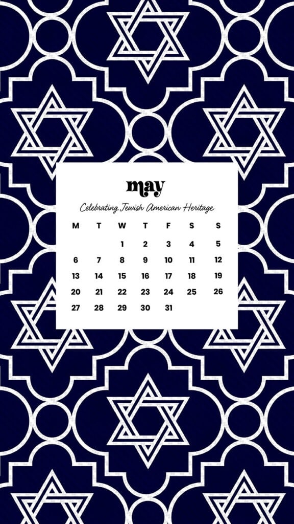 MAY 2024 WALLPAPERS – 60 FREE PHONE &amp; DESKTOP CALENDARS + AAPI &amp; Jewish American heritage month Options, Oh So Lovely Blog