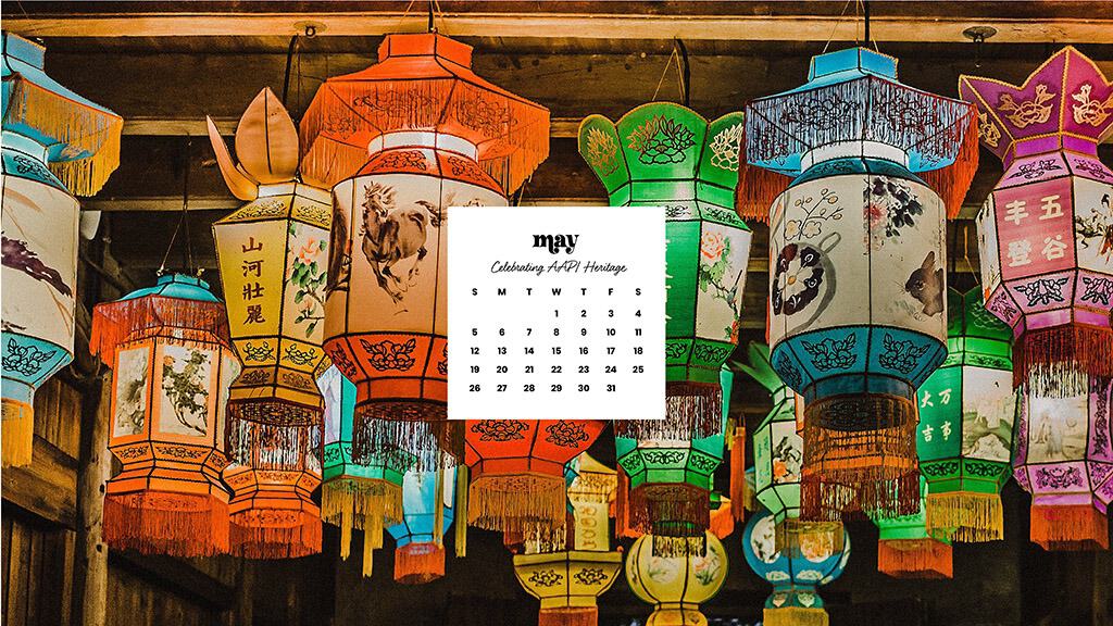 MAY 2024 WALLPAPERS – 60 FREE PHONE &amp; DESKTOP CALENDARS + AAPI &amp; Jewish American heritage month Options, Oh So Lovely Blog