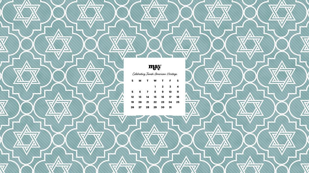 MAY 2024 WALLPAPERS – 60 FREE PHONE &amp; DESKTOP CALENDARS + AAPI &amp; Jewish American heritage month Options, Oh So Lovely Blog