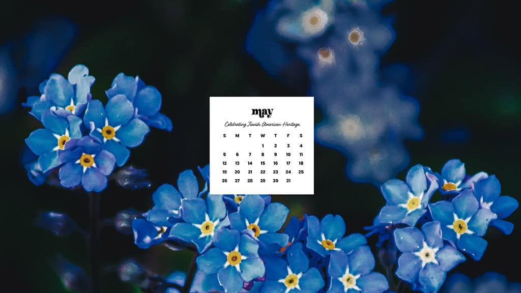 MAY 2024 WALLPAPERS – 60 FREE PHONE &amp; DESKTOP CALENDARS + AAPI &amp; Jewish American heritage month Options, Oh So Lovely Blog