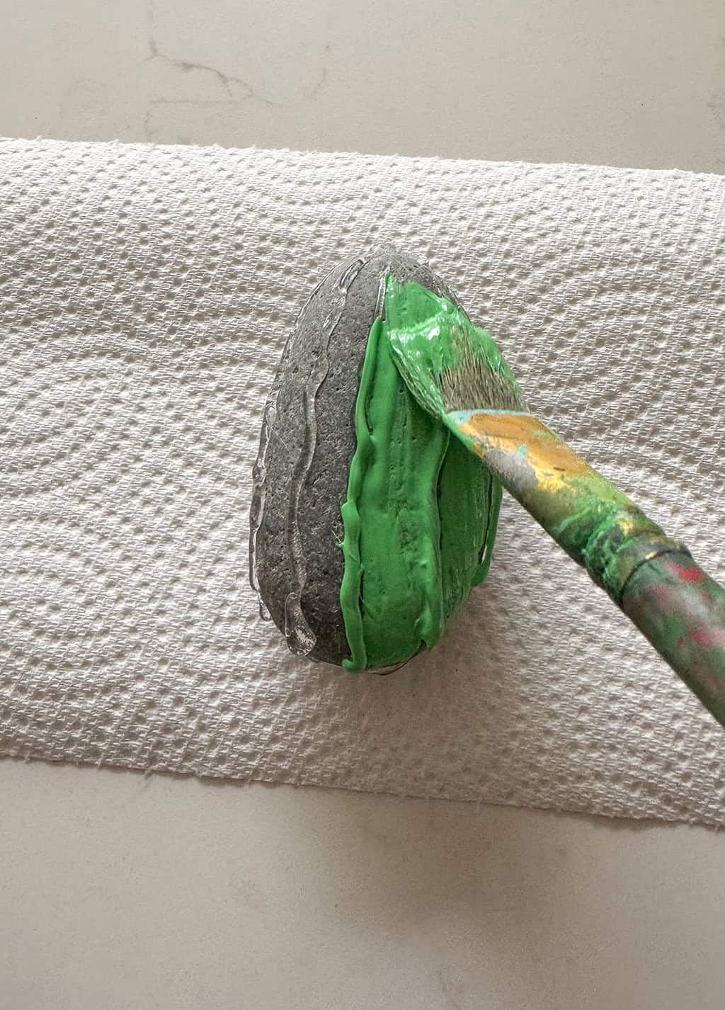 HOW TO MAKE A DIY ROCK CACTUS, Oh So Lovely Blog