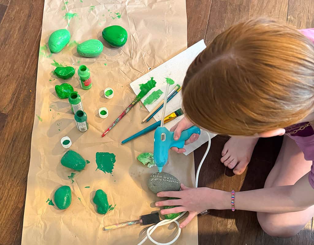 HOW TO MAKE A DIY ROCK CACTUS, Oh So Lovely Blog