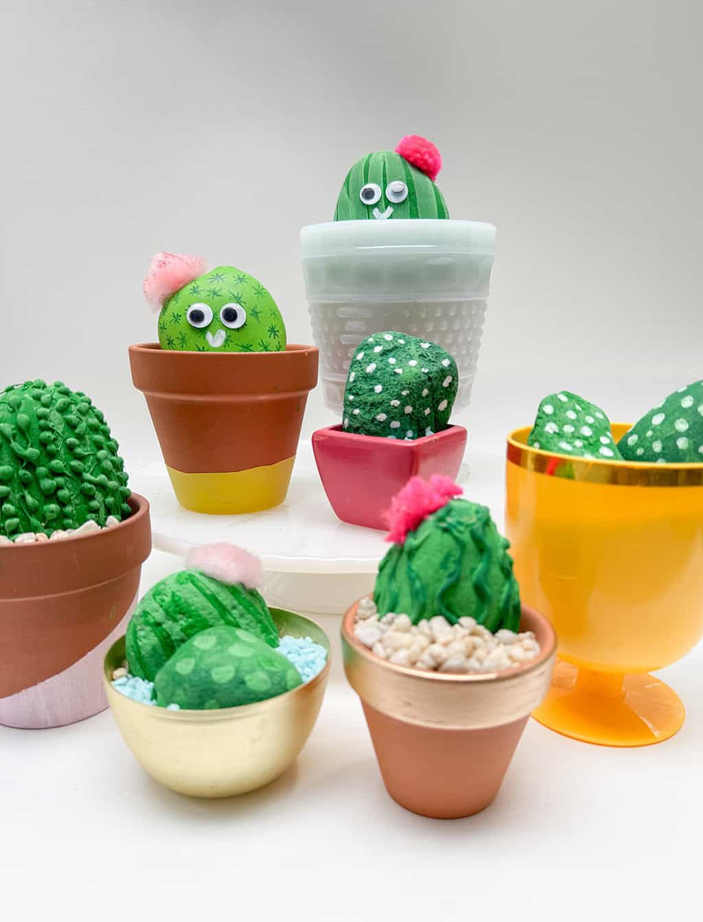 HOW TO MAKE A DIY ROCK CACTUS, Oh So Lovely Blog