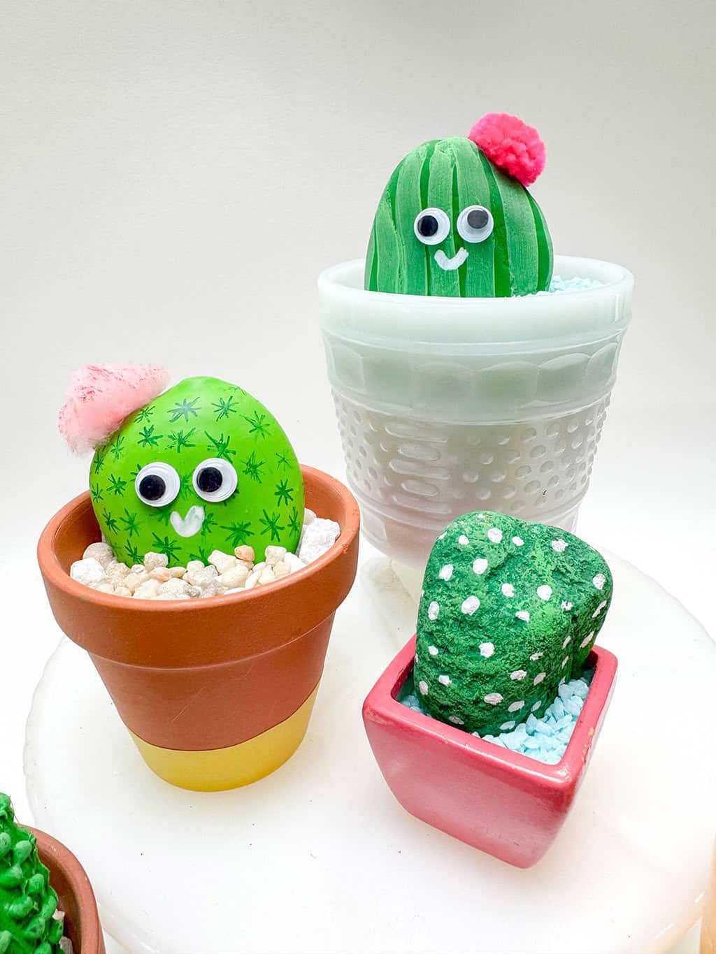 HOW TO MAKE A DIY ROCK CACTUS, Oh So Lovely Blog