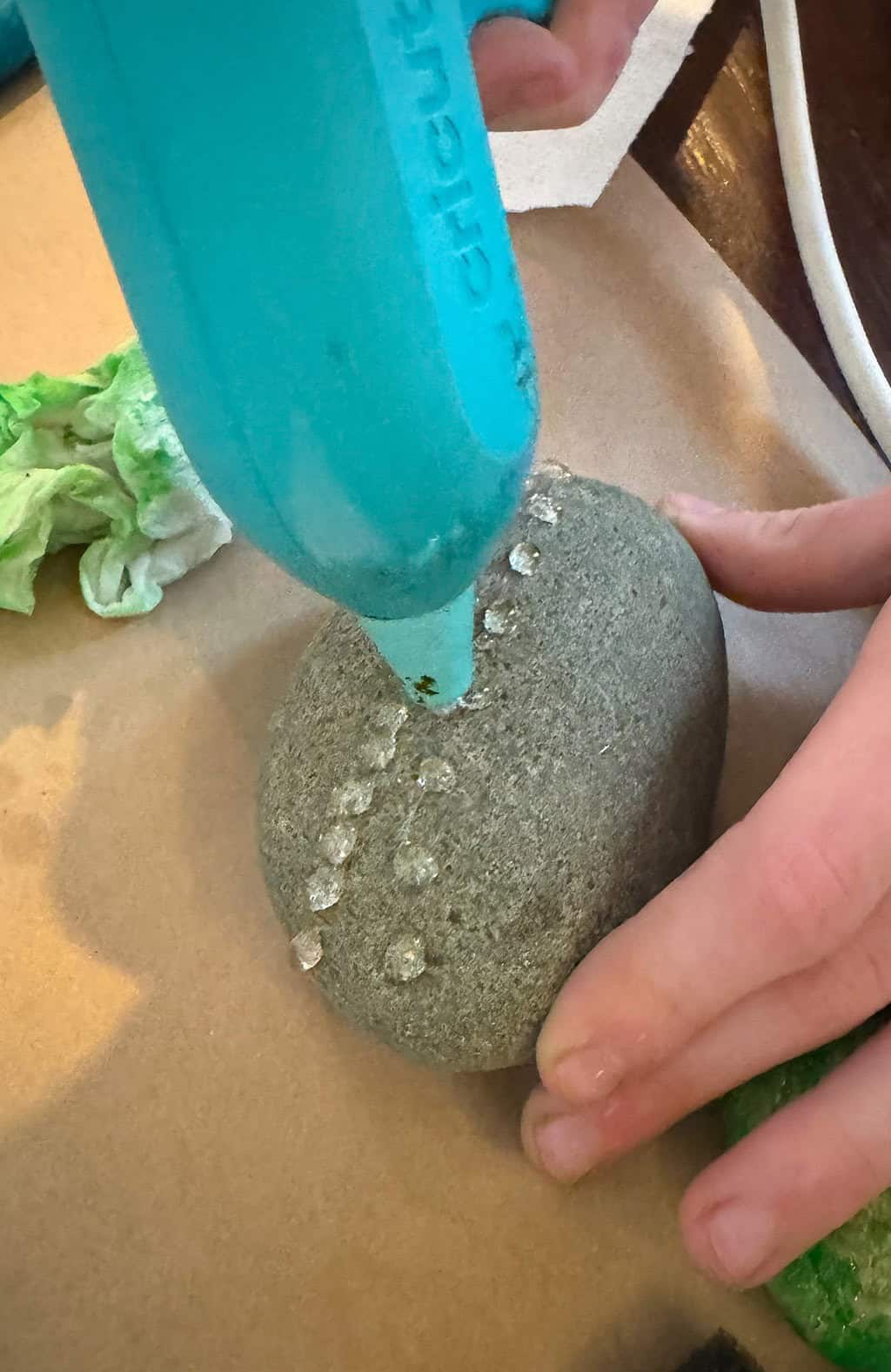 HOW TO MAKE A DIY ROCK CACTUS, Oh So Lovely Blog