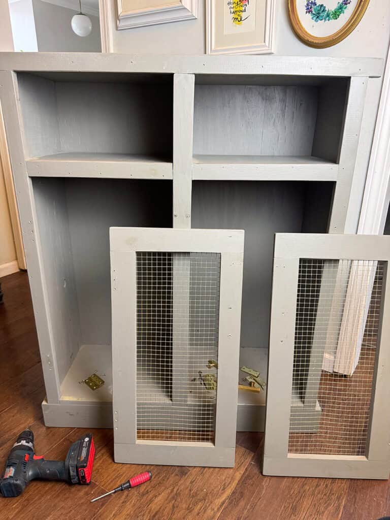 DIY Mini Mudroom Closet Makeover, Oh So Lovely Blog