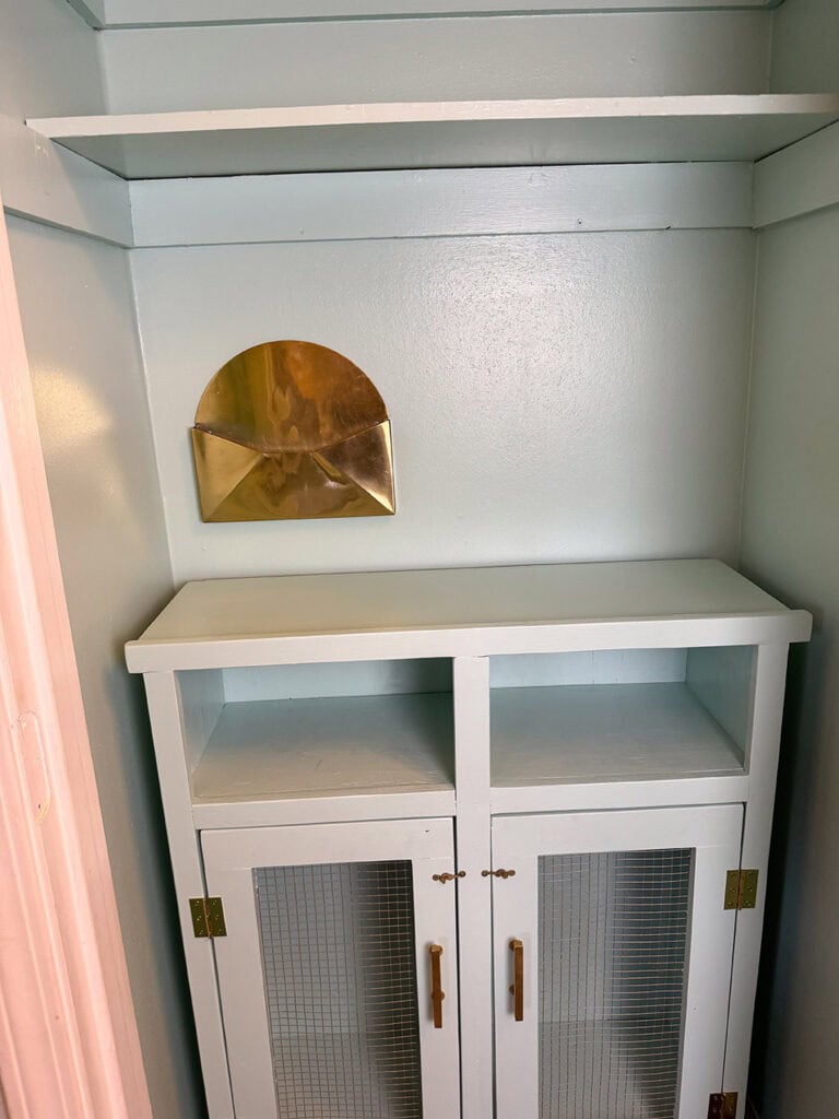 DIY Mini Mudroom Closet Makeover, Oh So Lovely Blog
