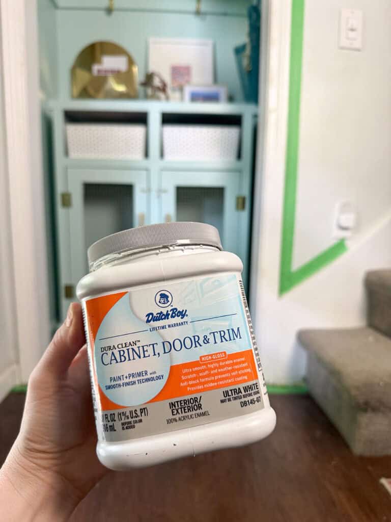 DIY Mini Mudroom Closet Makeover, Oh So Lovely Blog
