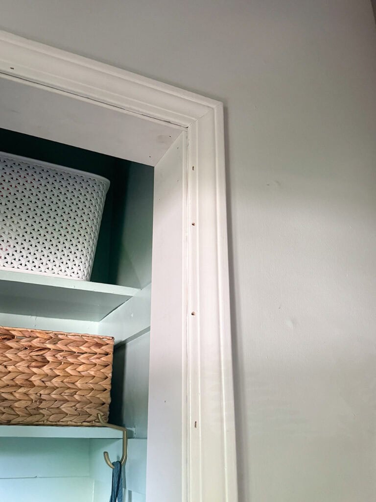 DIY Mini Mudroom Closet Makeover, Oh So Lovely Blog