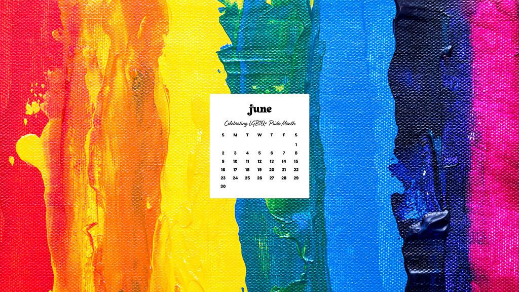 June 2024 Wallpapers – 60 free phone &#038; desktop calendars &#038; LGBTQA+ Pride Month, Oh So Lovely Blog
