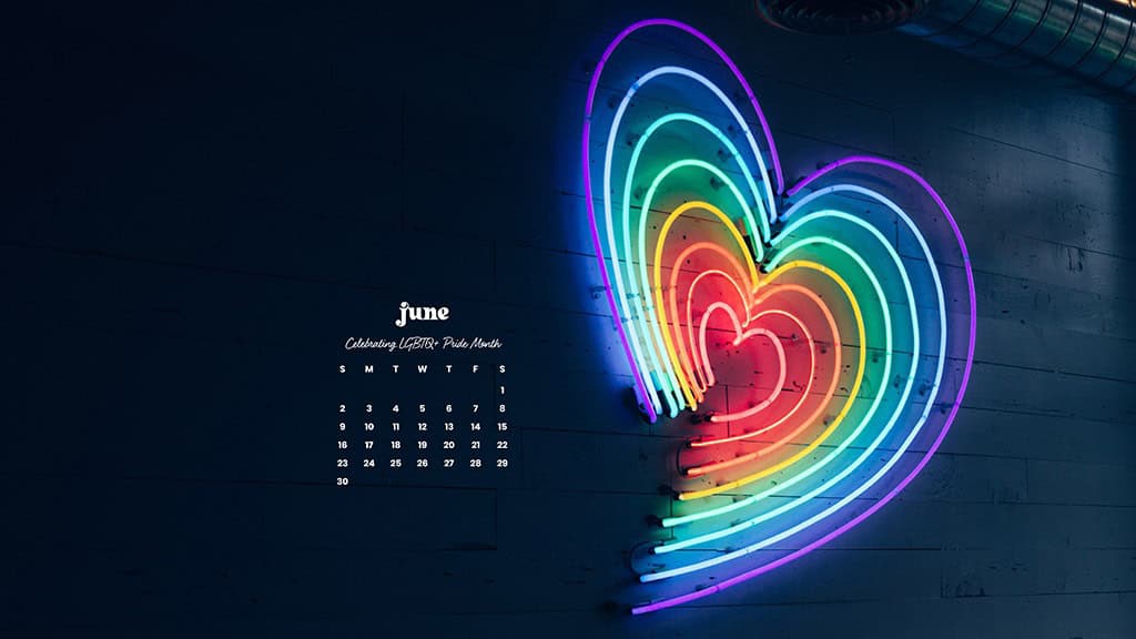 June 2024 Wallpapers – 60 free phone &#038; desktop calendars &#038; LGBTQA+ Pride Month, Oh So Lovely Blog