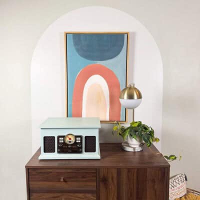 Dutch Boy Paints diy arch wall