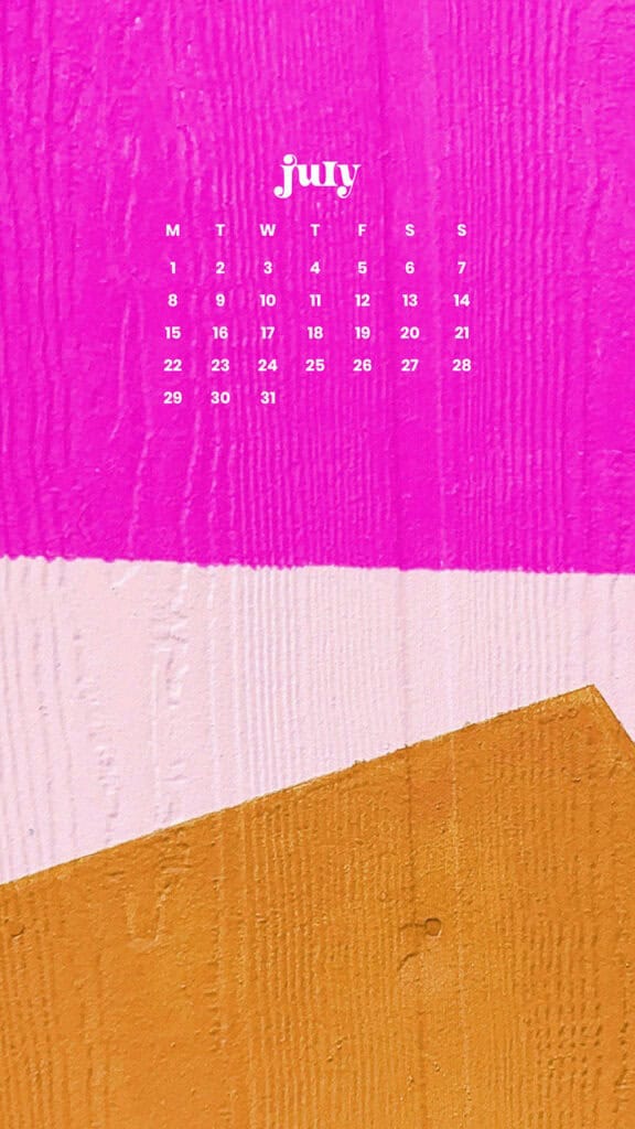 July 2024 Wallpapers – 60 Free Phone &#038; Desktop Calendars + Disability Pride, Oh So Lovely Blog