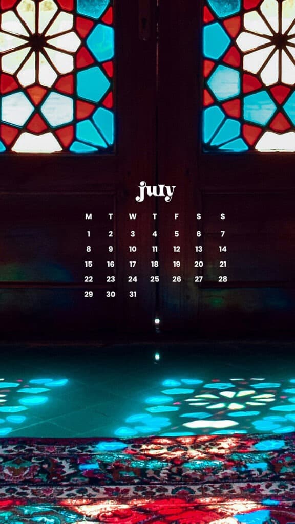 July 2024 Wallpapers – 60 Free Phone &#038; Desktop Calendars + Disability Pride, Oh So Lovely Blog