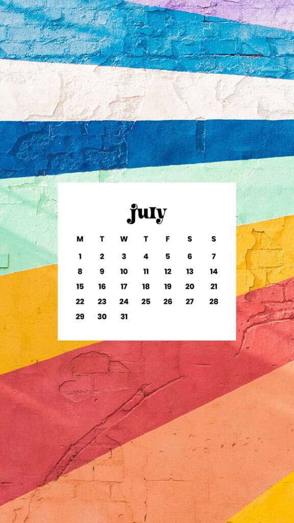 July 2024 Wallpapers – 60 Free Phone &#038; Desktop Calendars + Disability Pride, Oh So Lovely Blog