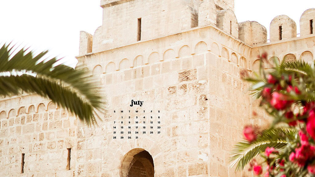 July 2024 Wallpapers – 60 Free Phone &#038; Desktop Calendars + Disability Pride, Oh So Lovely Blog