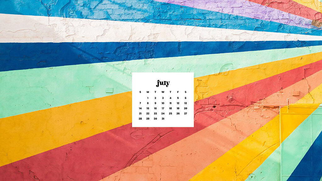 July 2024 Wallpapers – 60 Free Phone &#038; Desktop Calendars + Disability Pride, Oh So Lovely Blog