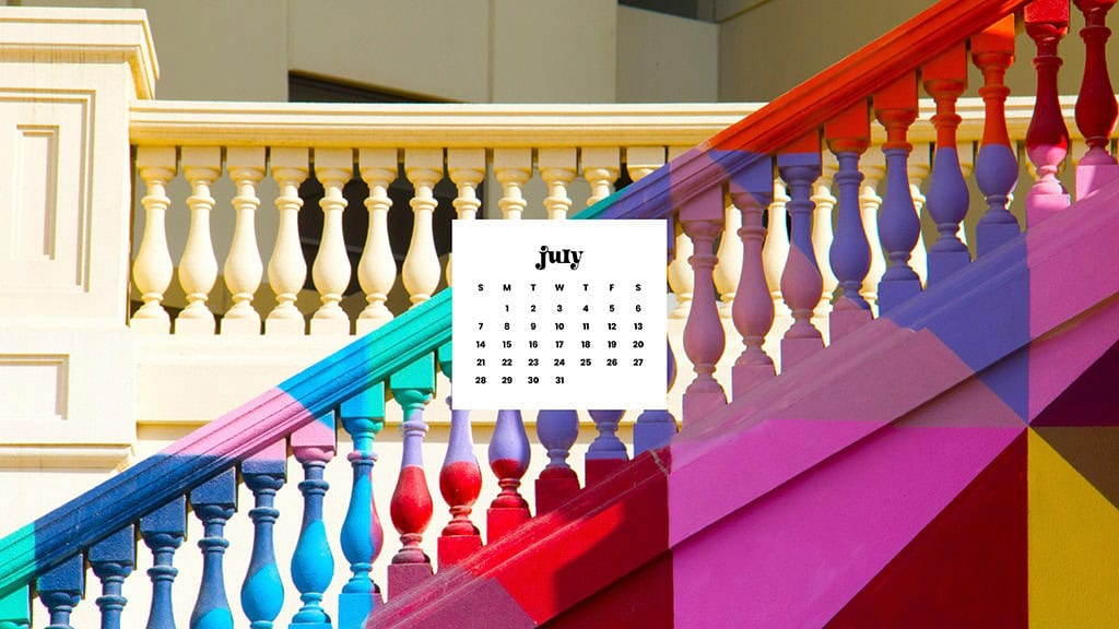 July 2024 Wallpapers – 60 Free Phone &#038; Desktop Calendars + Disability Pride, Oh So Lovely Blog